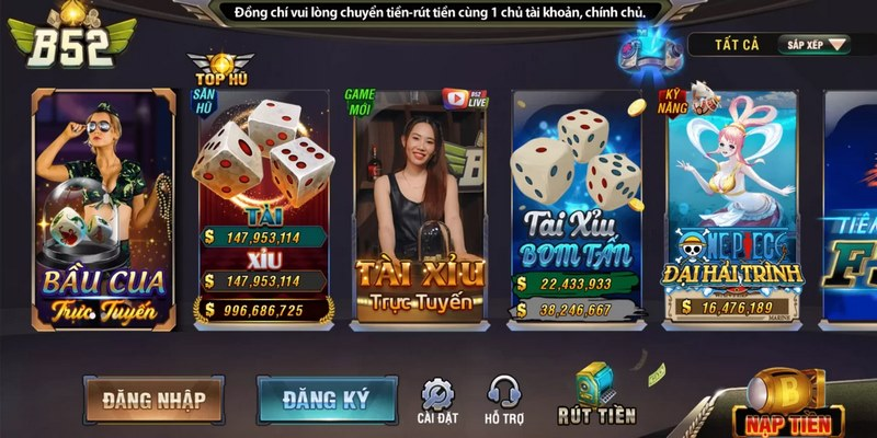Đăng ký tài khoản B52CLUB