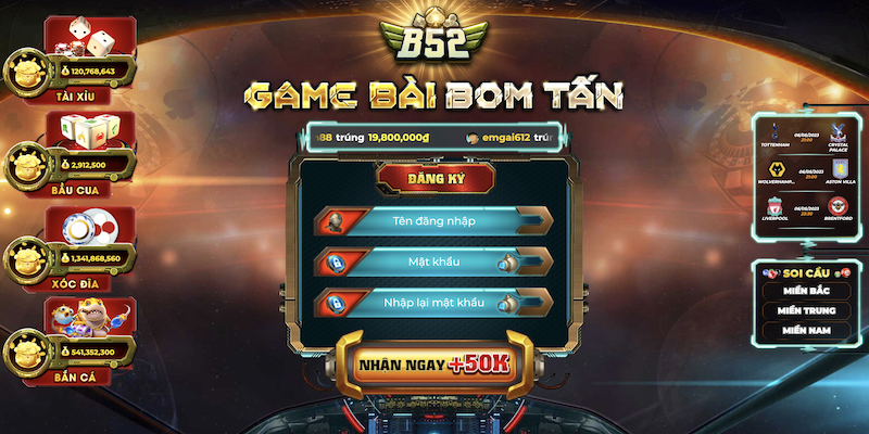Đăng ký tài khoản B52CLUB